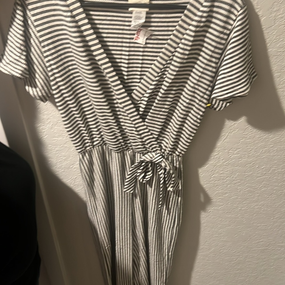 Striped jumpsuit